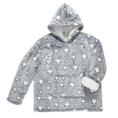 Paris Prix - Plaid Sweat Enfant "Phosphorescent" 6-9ans Gris