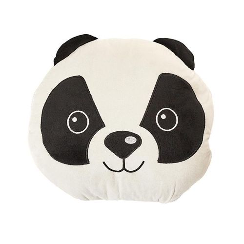 Paris Prix - Peluche Couverture "Panda" 100x165cm Blanc & Noir