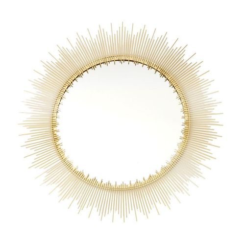 Paris Prix - Miroir Mural Soleil Design "royal" 60cm Or