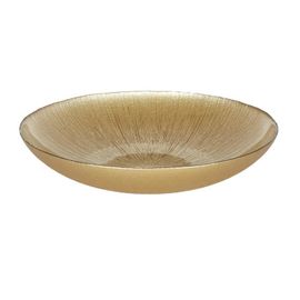 Paris Prix - Saladier De Cuisine En Verre "Royal" 30cm Or