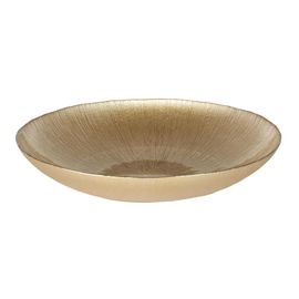 Paris Prix - Saladier De Cuisine En Verre "Royal" 40cm Or