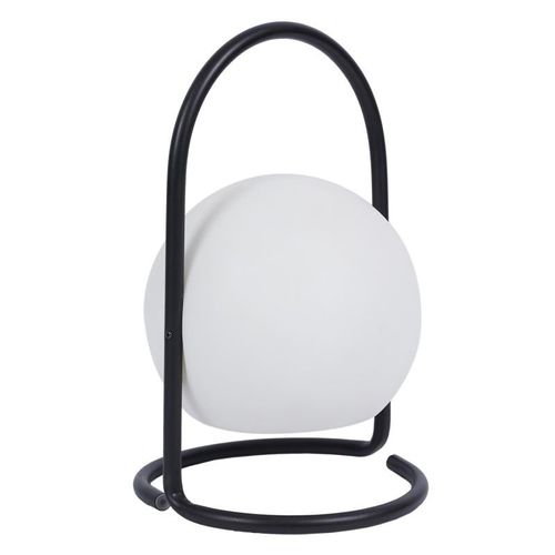 Paris Prix - Lampe À Poser Design Led "Batterie" 29cm Blanc