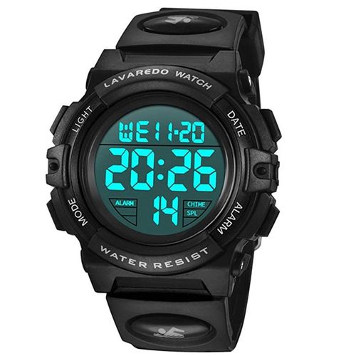 Montre Numérique Extérieur Sport Montre Multifonction Étanche Électronique Avec Led Lumière Alarme Et Calendrier Date Pour Enfants, Garçons Adolescents