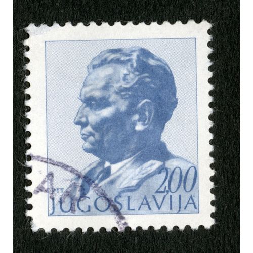 Timbre Oblitéré Jugoslavija, Ptt, 2,00