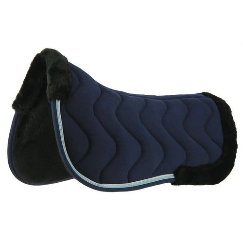 Amortisseur De Dos Equithème "Jump Pro" - Taille : Cheval, Couleur : Marine/Blanc, Équitation