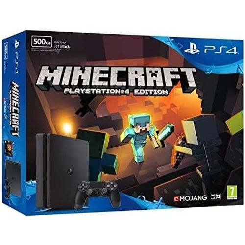Console Sony Ps4 Slim 500 Go + Minecraft (À Télécharger)