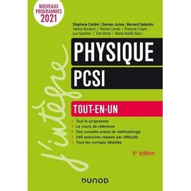 Physique Pcsi - Tout-En-Un