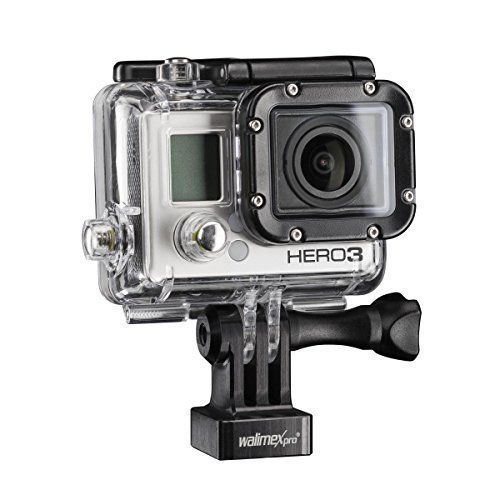 Walimex pro 20886 goPro pour trépied 1/4 ``sur goPro noir