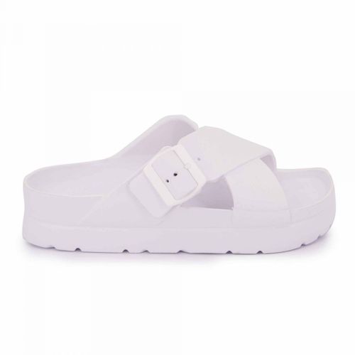 Mules Semellepaisse Crantée Et Double Bride Croisée Femme Lovett
