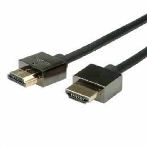Roline High Speed - Câble HDMI avec Ethernet - HDMI mâle pour HDMI mâle - 3 m - blindé - noir