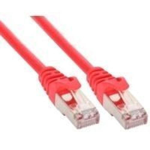 InLine - Cordon de raccordement - RJ-45 (M) pour RJ-45 (M) - 30 cm - SFTP - CAT 5e - moulé - rouge