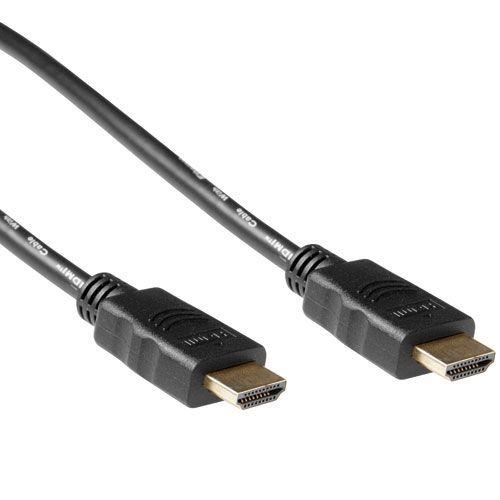 ACT - Câble HDMI avec Ethernet - HDMI mâle pour HDMI mâle - 50 cm - noir