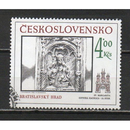 Timbre-Poste De Tchécoslovaquie