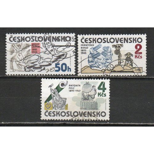 Timbre-Poste De Tchécoslovaquie