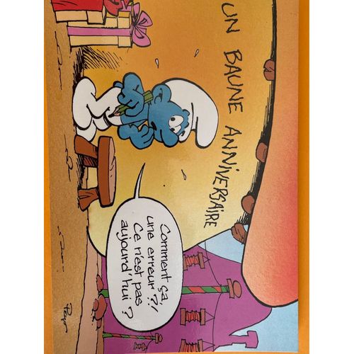 Peyo - Schtroumpf N* 14 - Un Baune Anniversaire Comment Ça Une Erreur ?!