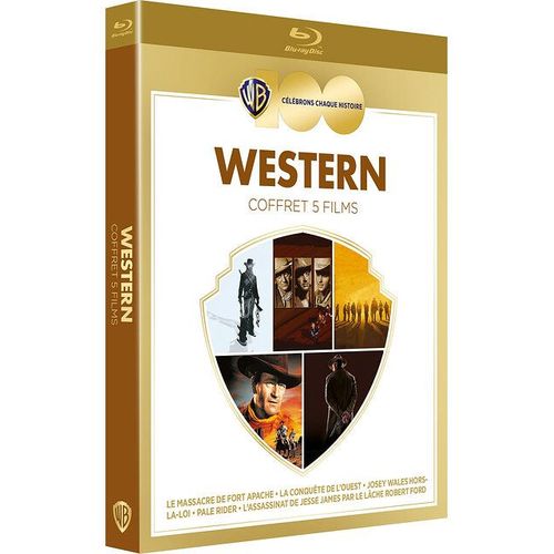 100 Ans Warner - Coffret 5 Films - Western - Blu-Ray