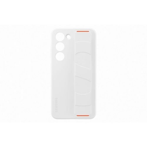 Coque En Silicone Avec Lanière Pour Samsung Galaxy S23 5g Blanc