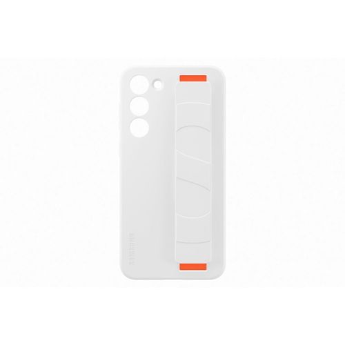 Coque Samsung G S23+ 5g Silicone Avec Lanière Blanche Samsung