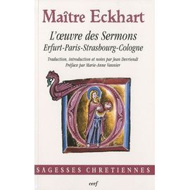 L'oeuvre Des Sermons - Erfurt-Paris-Strasbourg-Cologne