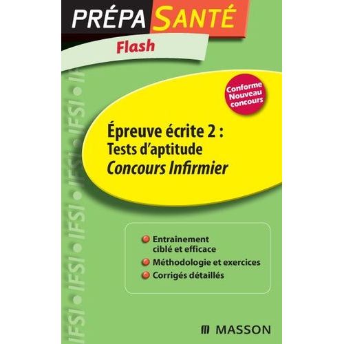 Epreuve Ecrite 2 : Tests D'aptitude, Concours Infirmier