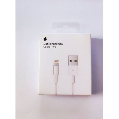 Câble Iphone Original 1m Chargeur Apple Lightning Usb 5/Se/6/7/8/X/Xr/Xs/11 