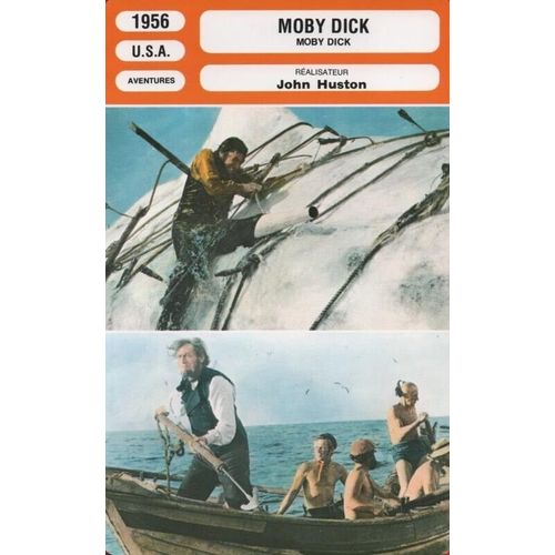 Fiche Monsieur Cinema Moby Dick De John Huston Avec Gregory Peck Et Orson Welles