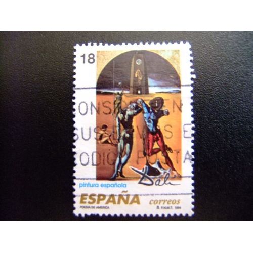 31 Espagne 1994 / Peinture Espagnole Dali (Athlètes ) / Edifil 3292 Fu Yvert 2884 Fu