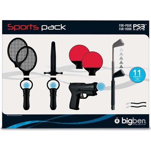 Sports Pack Playstation 3 Jeu Ps3 Move 11 Accessoires