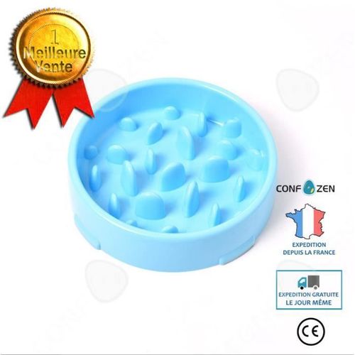Confo® Fournitures Pour Animaux De Compagnie Bol En Plastique, Bol De Nourriture Lente Pour Animaux De Compagnie, Prévention De L'