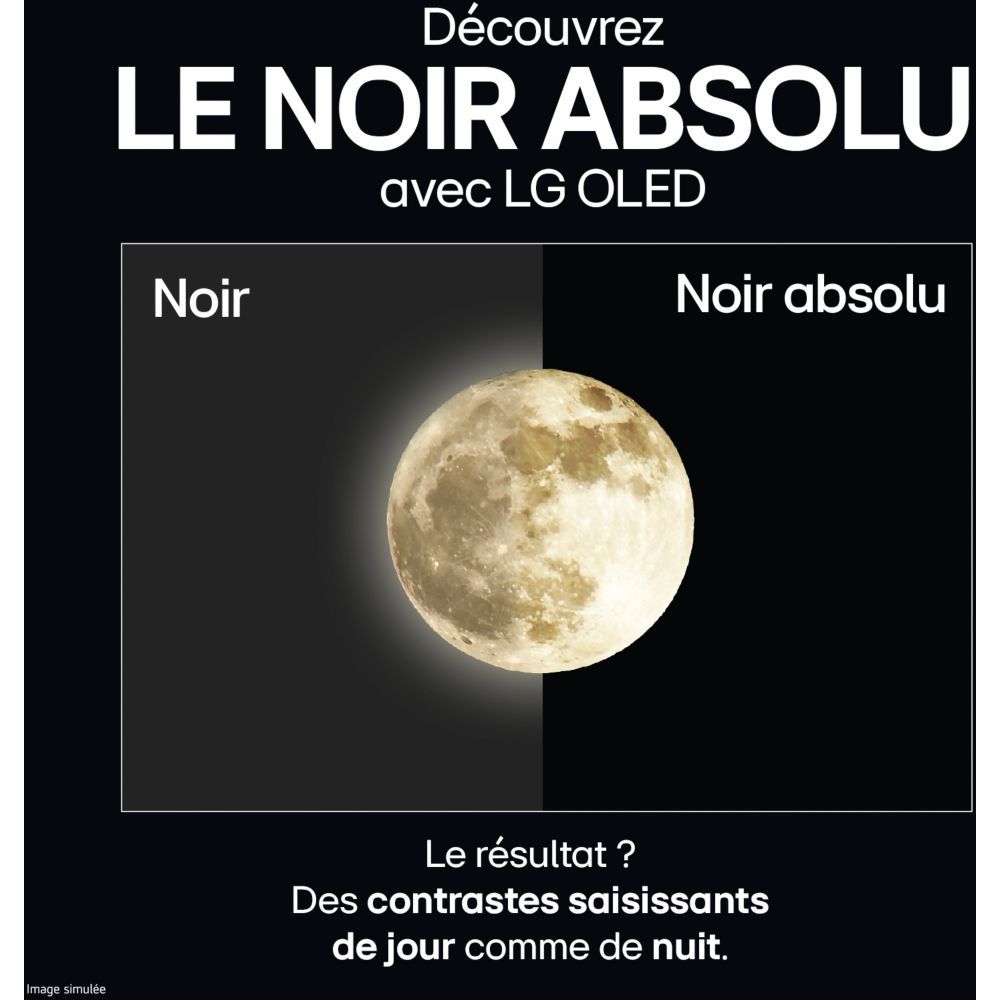 TV OLED Evo LG OLED77G4 195 cm 4K UHD Smart TV 2024 Noir et Argent - 4