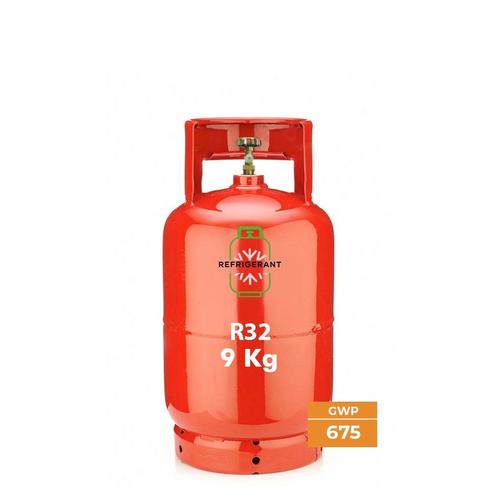 Gaz réfrigérant R32 Bouteille de 9 KG - CE RECHARGEABLE