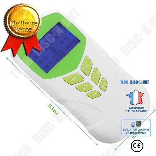 Td® Masseur Affichage Lcd Numerique Machine À Massage Thérapie Musculaire Soulagement Douleur Vert