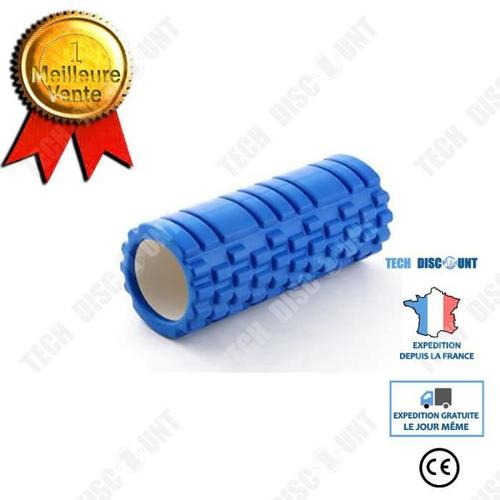 Td® Tech Discount Rouleau De Massage Foam Roller Sport Fitness En Mousse Eva Bleu