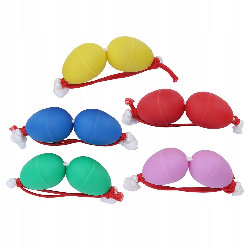 5 Pcs Oeuf Maracas Abs Fer Sable Nylon