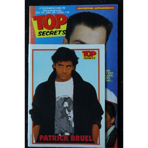 Top Secrets 35 Double Poster Madonna Et Michael J. Fox Avril 1990 Nick Hamen Patrick Bruel