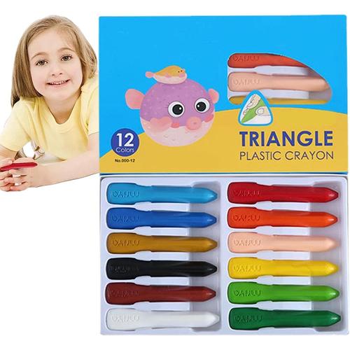 Ensemble De Dessin Au Crayon Pour Enfants - Crayons De Peinture D'art D'école Accueil Enfants Doodling Crayons De Couleur - Cadeau Portable De Crayons De Peinture Au Doigt Pour Garçons, Filles