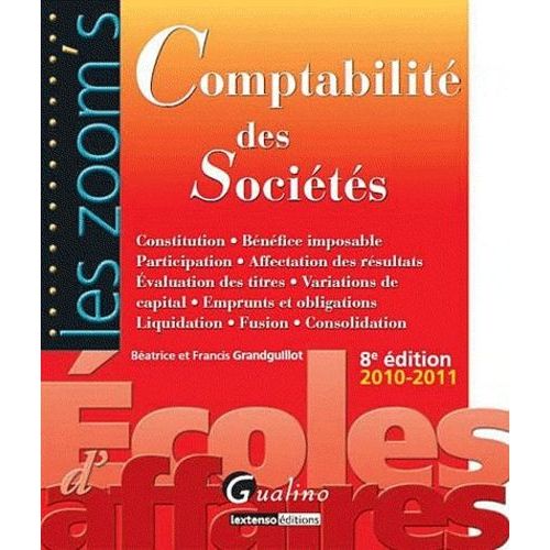Comptabilité Des Sociétés