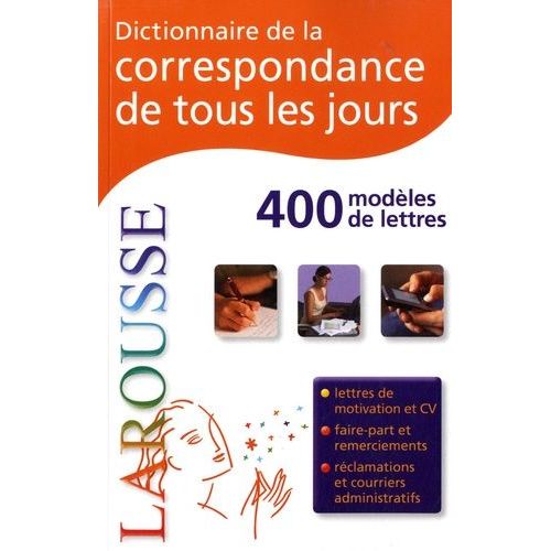 Dictionnaire De La Correspondance De Tous Les Jours