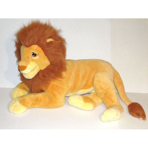Peluche Le Roi Lion Simba Grand Modele Vintage Mattel 59 Cm