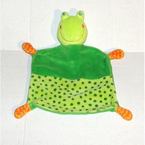 Doudou Grenouille Verte A Pois Baby Club