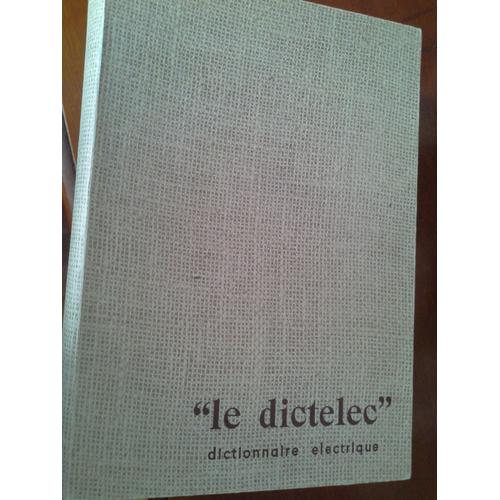 Vintage- Jeu Ancien Pour Collection: Le Dictelec- Jeu Educatif " Électrique" Ancien 1958