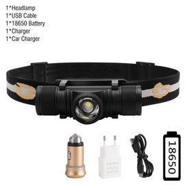 Lampe Frontale Luxe Light, Légère Et étanche, Idéale For Le