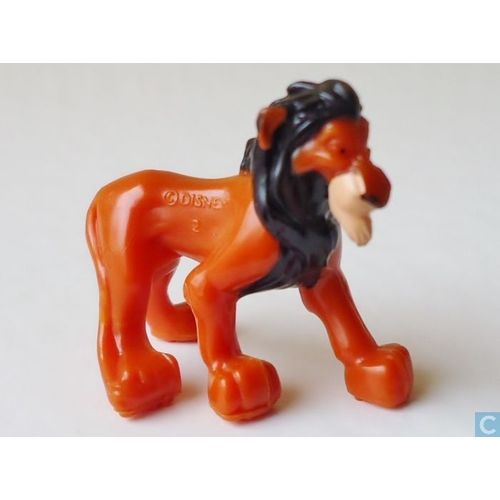 Figurine Scar - Série Figurines Tampons "Le Roi Lion" (Disney Nestlé 1998)