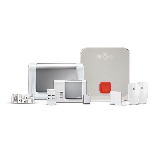 Alarme maison DIAGRAL Pack alarme connectée GSM DIAG22CSF