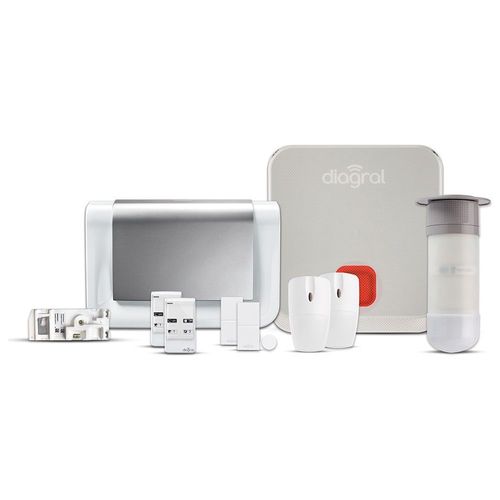 Alarme maison DIAGRAL Pack alarme connectée GSM DIAG23CSF