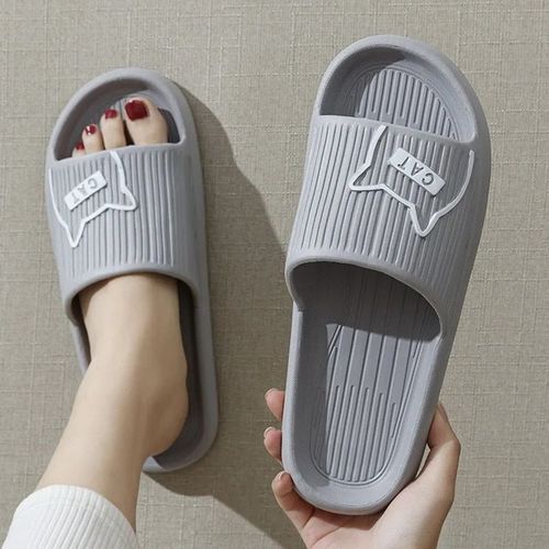 Chaussures Pantoufles Nuage Semelle Souple Pour Femmessandales Plateforme Optique De Plagepantoufles Brûleur Coréennestongs Pour Couplemaisonété