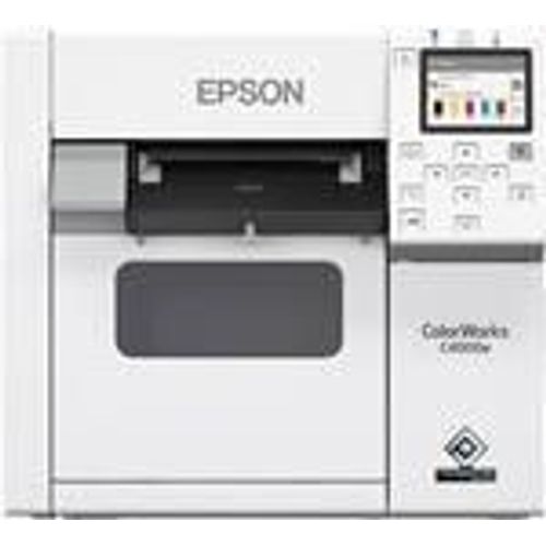 Epson ColorWorks CW-C4000E (MK) - Imprimante d'étiquettes - couleur - jet d'encre - Rouleau (10,2 cm) - 1200 x 1200 ppp - jusqu'à 100 mm/sec (mono) / jusqu'à 100 mm/sec (couleur) - USB, hôte USB...