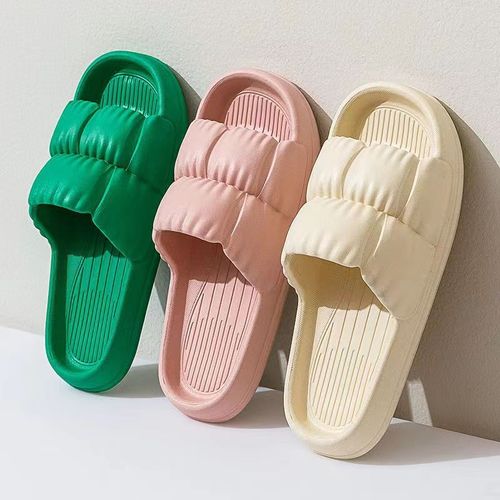 Pantoufles D'été À Plateforme Pour Femmes,Pantoufles Brûleur Coréennes Pour La Maison,Tongs Pour Dames,Sandales Nuage À Semelle Souple,Mode Plage Optique