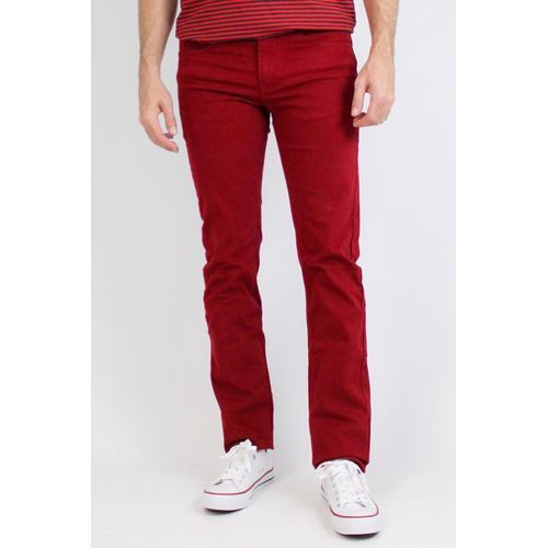 Jean Skinny 5 Poches Bordeaux Homme