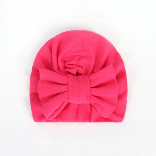 Couleur Rose Rouge Chapeaux De Bébé Chauds Pour Garçons Et Filles, Bonnet À N¿Ud Papillon, Bonnet, Turban, Accessoires De Tête, Cadeaux Pour Enfants